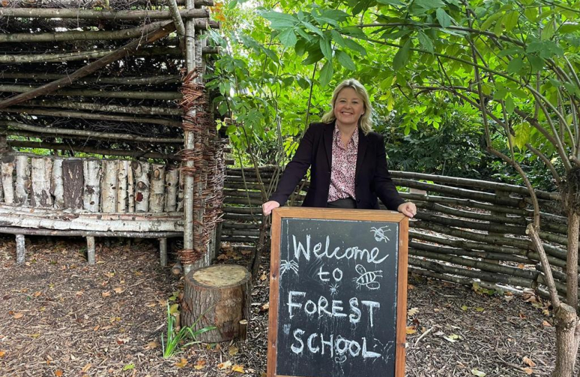 Nickie at the Belgravia Forest School
