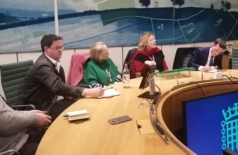 Meeting with local people about the major works at Russell House