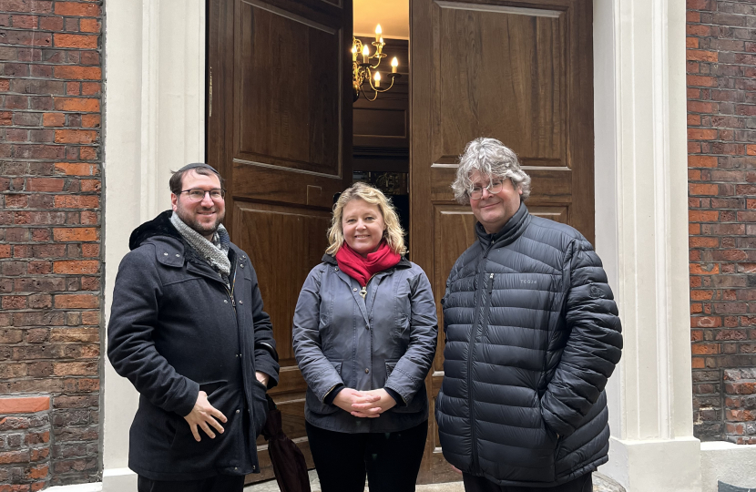 At Bevis Marks Synagogue