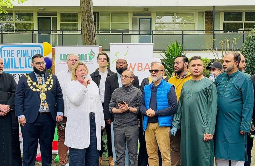 Eid celebrations at Churchill Gardens