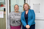 Nickie with Dr Ruth Glynne-Owen, Founder & Volunteer Chief Executive of Blue Sky Autism
