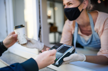 Paying by card 