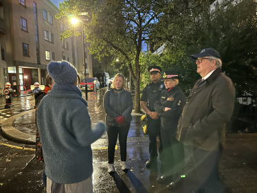 Nickie with the City of London Police Commissioner