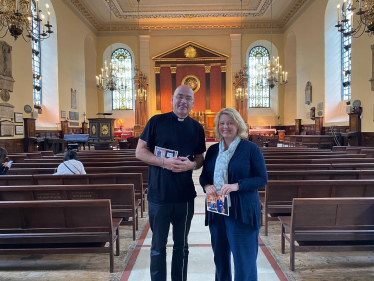 Nickie Aiken MP at St Paul’s Church, Covent Garden