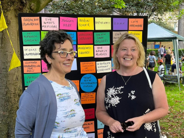 Nickie at the Barbican Association Summer Party!