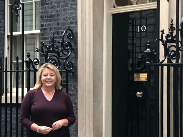 Nickie at 10 Downing St